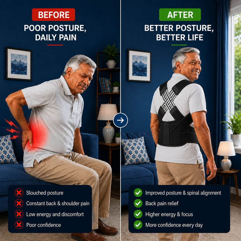 TruePos™ Advanced Posture Corrector & Pain Relief Belt