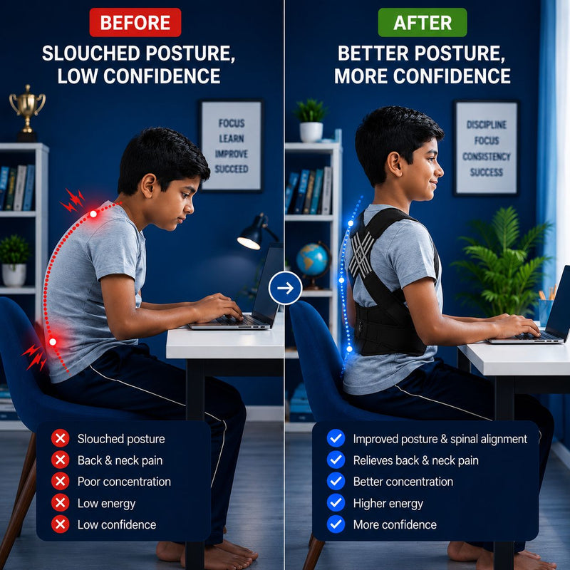 TruePos™ Advanced Posture Corrector & Pain Relief Belt
